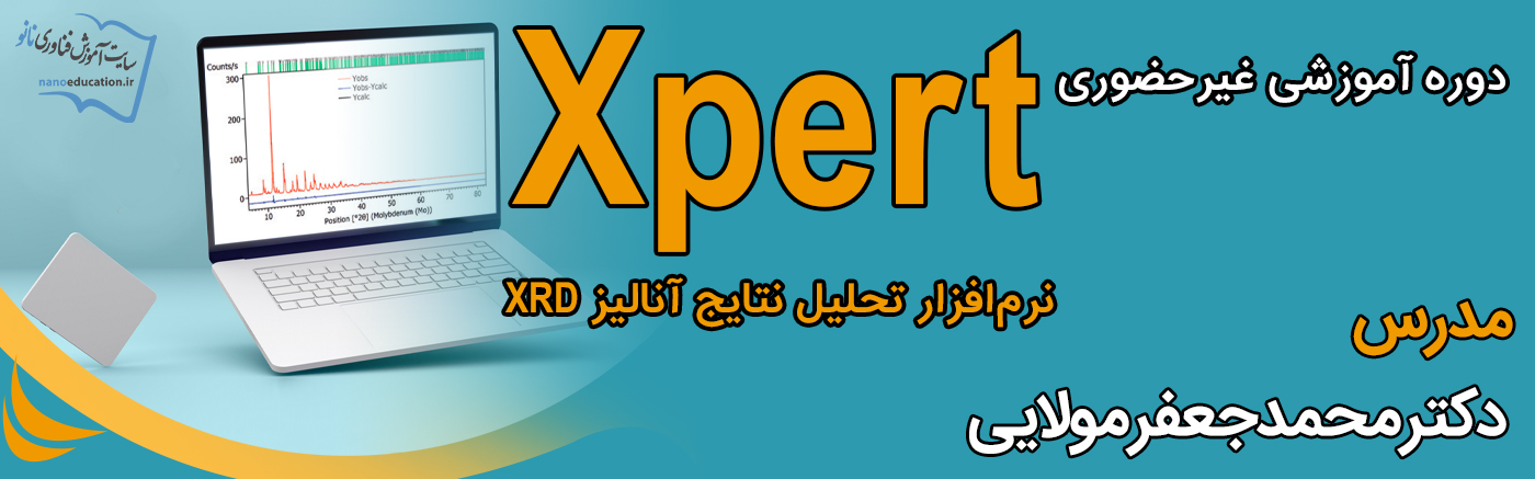 Xpert- نرم افزار تحلیل نتایج آنالیز XRD